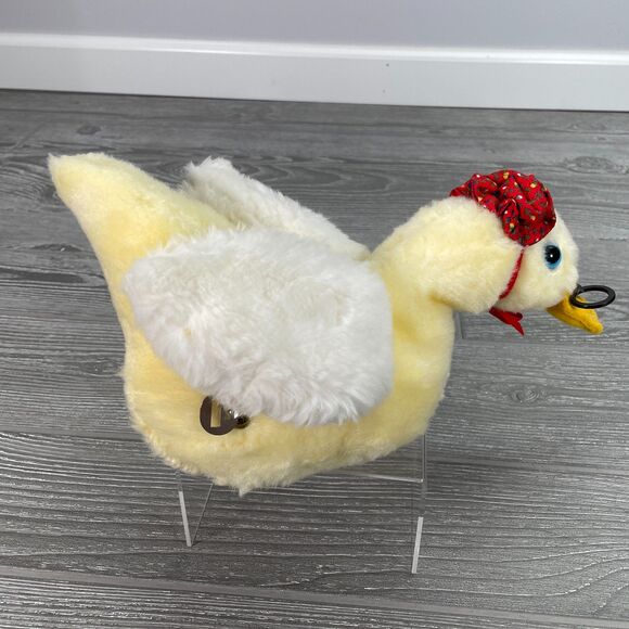 Vintage Eden Goose Duck Plush Wind Up Musical Animated Plays Old MacDonald Tune - Picture 4 of 11